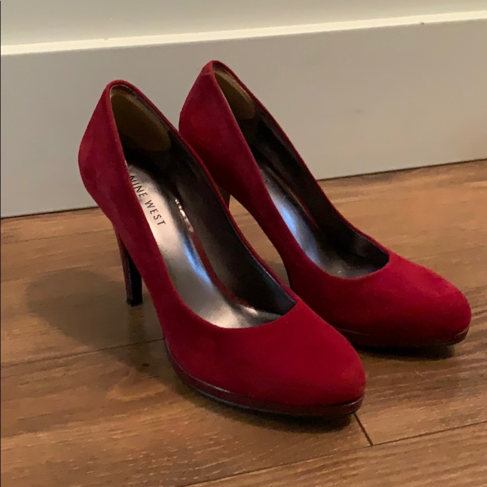 Nine West Red Stilettos Rocha 6M
